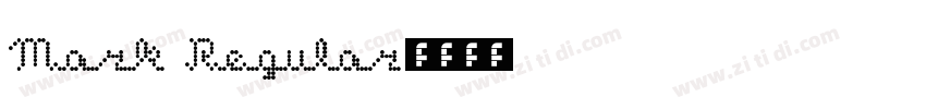 Mark Regular字体转换